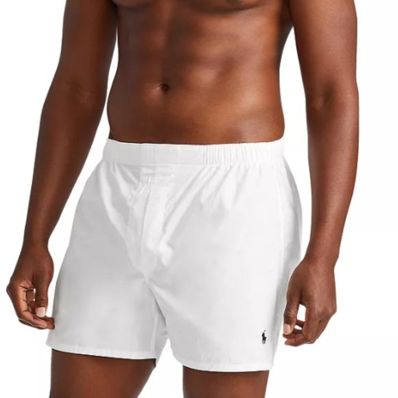 EUC Men's Polo Ralph Lauren 100% Cotton Classic Fit Boxer White Size XL - Picture 10 of 15